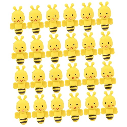 36Stücke Bienenform Radiergummis Cartoon Schreibwaren Multifunktionale Kautbäder für für Schulbedarf und Partys von Uonlytech