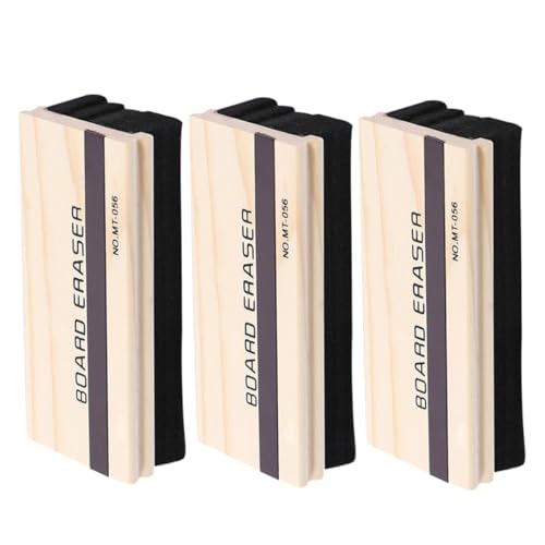 3Stücke Teiliges Magnetischer Tafelwischer für Effizienter Radierer Starker Haftung für Whiteboards und Kreidetafeln Leicht zu Reinigen von Uonlytech