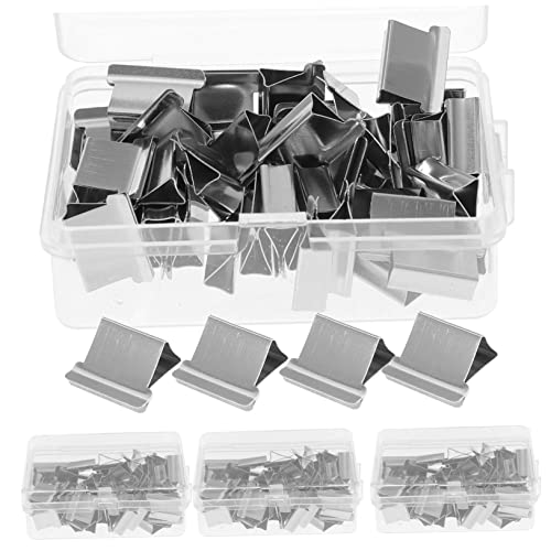 4 Boxen Kreative Wiederverwendbare Büroklammern für Schule und Büro Box mit Clips Beschädigungsfreies Organisieren von Dokumenten von Uonlytech