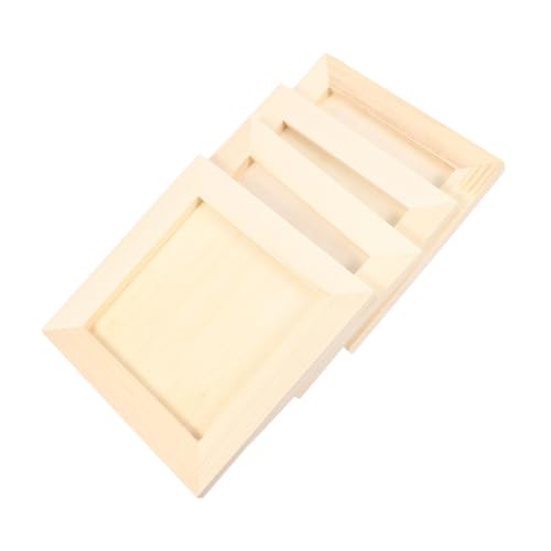 4 Stück Bilderrahmen Holz für Bastelarbeiten Leicht und Tragbar für Diy Tonmalerei und Kunstprojekte Vielseitig Einsetzbar für Schule und Kindergarten 4 Stück Bilderrahmen Holz für Bastelarbeiten Leicht und Tragbar für Diy Tonmalerei und Kunstprojekte Vielseitig Einsetzbar für Schule und Kindergarten von Uonlytech