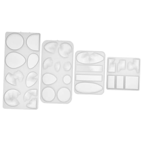 4 Stück Teiliges Silikonform für Inselanhänger Diy Epoxidharz Gießform für Schmuck Ohrringe und Schlüsselanhänger Wiederverwendbar von Uonlytech