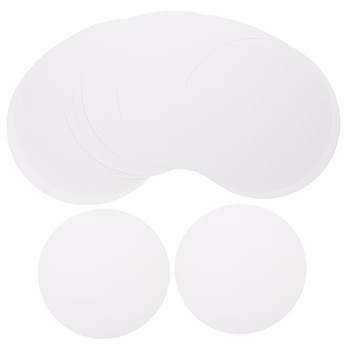 40 Stück Runde Bastelkarte Dicker Karton für Malerei Diy Projekte Scrapbooking für Erwachsene Glatte Oberfläche zum Zeichnen und Gestalten von Uonlytech