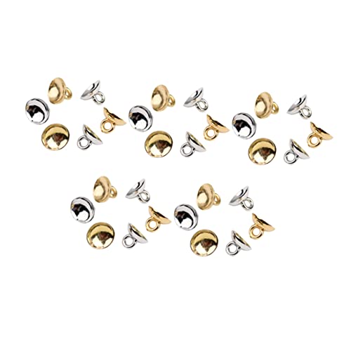 400Stücke Halbgebohrte Perlen Bügelstift Anhänger DIY Schmuckzubehör für Armbänder und Goldfarben Langlebige Designs 400Stücke Halbgebohrte Perlen Bügelstift Anhänger DIY Schmuckzubehör für Armbänder und Goldfarben Langlebige Designs von Uonlytech