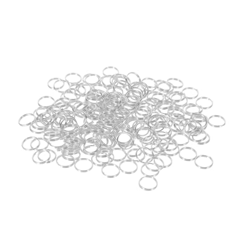 400Stücke Metall Schlüsselanhänger Ringe Kleine Geteilte Schlüsselanhänger für DIY Basteln Stabile Spaltringe Vielseitig Einsetzbar für Schlüssel und Accessoires 400Stücke Metall Schlüsselanhänger Ringe Kleine Geteilte Schlüsselanhänger für DIY Basteln Stabile Spaltringe Vielseitig Einsetzbar für Schlüssel und Accessoires von Uonlytech