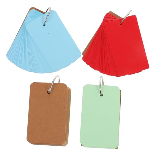 4Stücke Bunter DIY Notizblock mit Großen Ringbindern Teiliges für Karteikarten Memo Notizen und Kreative Projekte 4Stücke Bunter DIY Notizblock mit Großen Ringbindern Teiliges für Karteikarten Memo Notizen und Kreative Projekte von Uonlytech