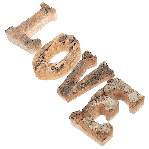 4Stücke Holzschild Love Natürliche Holzbuchstaben für Romantische Dekoration Jubiläumsfeiern Hochzeitsfotos und DIY Projekte Stilvollem Design 4Stücke Holzschild Love Natürliche Holzbuchstaben für Romantische Dekoration Jubiläumsfeiern Hochzeitsfotos und DIY Projekte Stilvollem Design von Uonlytech