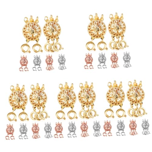 5 Sätze Necklace Connectors Layered Spacer Clasps Für Diy Schmuckherstellung Und Roségold Für Armbänder 6 Stücke * 5 von Uonlytech