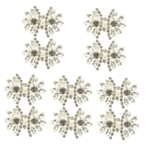 5 Sätze Rhinestone Aufnäher Für Kleidung Dekorative Nähpatches Für Diy Silberne Back Patches Zur Reparatur Und Verzierung Von Kleidungsstücken 2 Stücke * 5 von Uonlytech