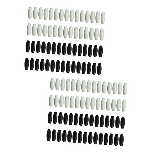 5 Sätze Sicherheitsverschluss Kordelverbinder Große Schwarze Und Weiße Kunststoffschnallen Für Diy Bastelprojekte Für Armbänder Schmuckherstellung Und Mehr 100 Stück * 5 von Uonlytech