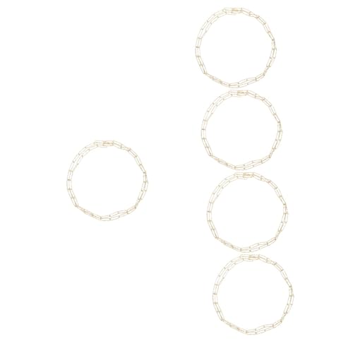 5 Stück Kette für Schmuckherstellung Lange Verziertes Design für Armbänder Diy Zubehör für Projekte und 5 Stück Kette für Schmuckherstellung Lange Verziertes Design für Armbänder Diy Zubehör für Projekte und von Uonlytech