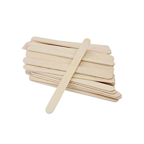 50Stücke Natürliche Holz Bastelstäbchen für DIY Projekte für Geburtstagsfeiern und Handwerksarbeiten von Uonlytech