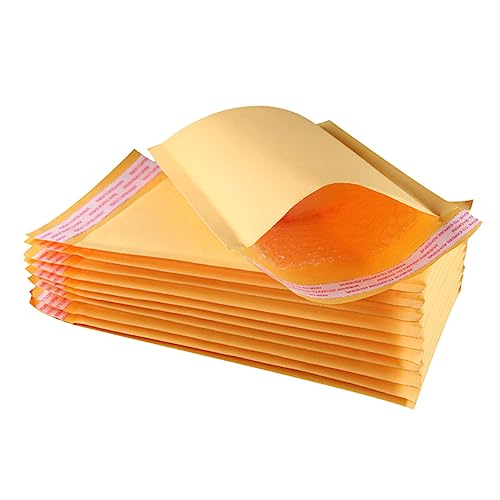50Stücke Selbstklebend Blasenpolsterte Versandtaschen für Sicheren Versand für Büro Zuhause von Uonlytech