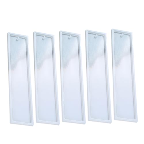 5Stücke Silikon Lesezeichenform für DIY Bastelprojekte Flexible Langlebige Silikonform für Epoxidharz für und Persönliche Accessoires 5Stücke Silikon Lesezeichenform für DIY Bastelprojekte Flexible Langlebige Silikonform für Epoxidharz für und Persönliche Accessoires von Uonlytech