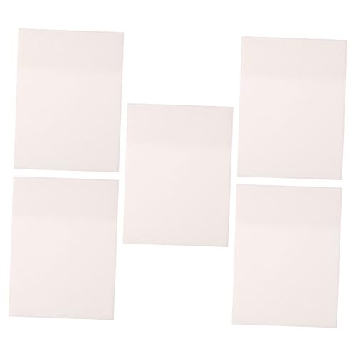 5Stücke Wasserdichte Notizblätter Selbstklebend für Schule Büro und Zuhause Praktische Memo Pads für Studenten und Lehrer von Uonlytech