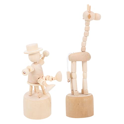6 Stück Teiliges Diy Holz Bastelset für Unbemalte Holzfiguren Kleine Puppen Giraffen für Kindergeburtstage und Heimdekoration 6 Stück Teiliges Diy Holz Bastelset für Unbemalte Holzfiguren Kleine Puppen Giraffen für Kindergeburtstage und Heimdekoration von Uonlytech