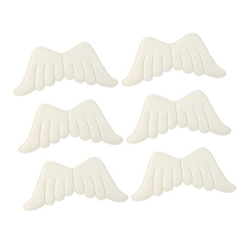 6 Stück Teiliges Weiße Engel Applikation Patches für Kleidung Diy Bastelprojekte und Accessoires Lebendig und Praktisch zum Dekorieren und Reparieren von Uonlytech