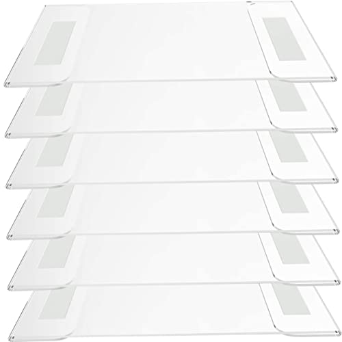 6Stücke Acryl Tischaufsteller für Werbeanzeigen Klarer Zeichenhalter für Restaurant Büro Hochzeit Langlebig und Vielseitig Einsetzbar von Uonlytech