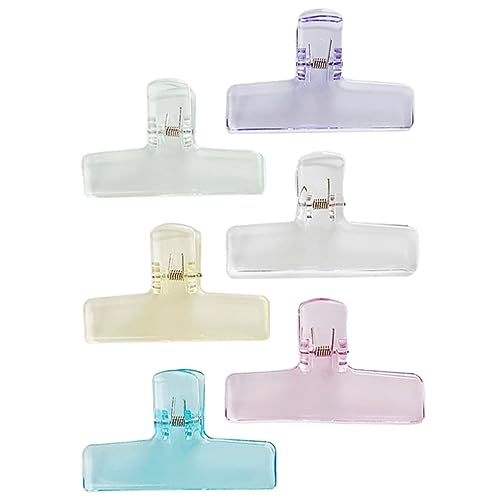 6Stücke Büroklammern Robuste Dokumenten Binder Clips für Schule und Büro Langlebig und Verschleißfest für Notizen und Dokumente 6Stücke Büroklammern Robuste Dokumenten Binder Clips für Schule und Büro Langlebig und Verschleißfest für Notizen und Dokumente von Uonlytech