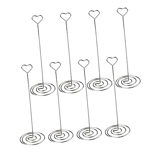 6Stücke Herzform Memo Clips Tischkartenhalter Fotoaufsteller für Hochzeiten Partys und Bürodekoration Stabil Wiederverwendbar für Notizen Fotos und Visitenkarten 6Stücke Herzform Memo Clips Tischkartenhalter Fotoaufsteller für Hochzeiten Partys und Bürodekoration Stabil Wiederverwendbar für Notizen Fotos und Visitenkarten von Uonlytech