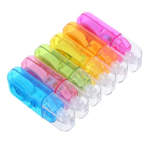 6Stücke Korrekturband für Regenbogenfarben für Schule und Büro Kompaktes Zubehör für Studenten für Klassenkameraden und Freunde 6Stücke Korrekturband für Regenbogenfarben für Schule und Büro Kompaktes Zubehör für Studenten für Klassenkameraden und Freunde von Uonlytech
