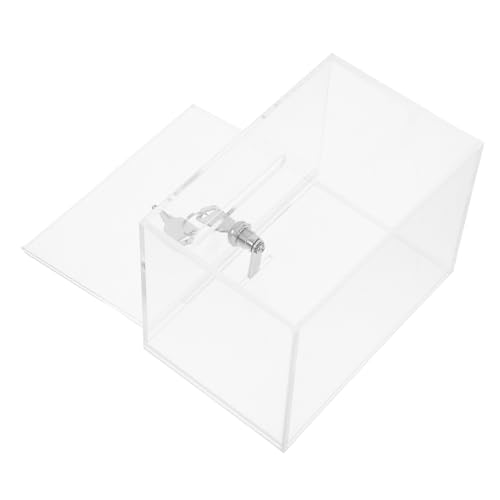 Abschließbare Transparente Acryl Wahlbox für Stimmzettel und Vorschläge Robuste Feedback Box für Unternehmen zur Verbesserung von Dienstleistungen und Engagement Abschließbare Transparente Acryl Wahlbox für Stimmzettel und Vorschläge Robuste Feedback Box für Unternehmen zur Verbesserung von Dienstleistungen und Engagement von Uonlytech