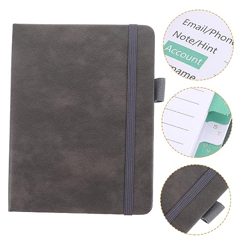 Adressbuch Organizer mit Strapazierfähiger Bindung für Telefonnummern und Adressen Handliches Kontaktbuch für Zuhause und Büro Format für Täglichen Gebrauch von Uonlytech
