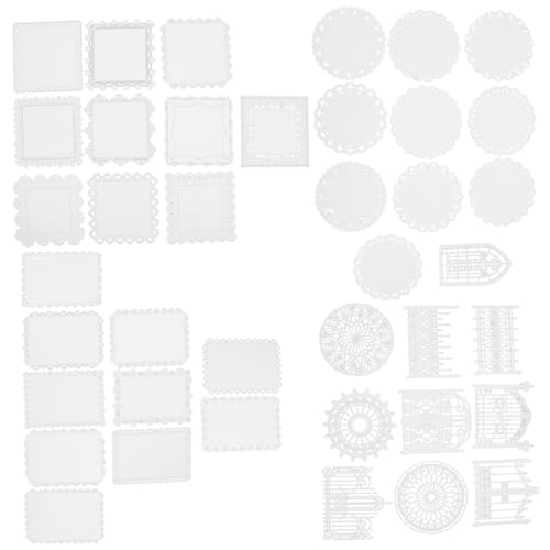 Dekoratives Spitzenpapier für Diy Handbuchgestaltung Teiliges Vintage Inspiriertem Lace Papier für Scrapbooking Karten und Bastelprojekte von Uonlytech