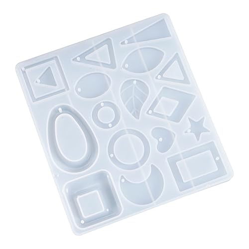 Diy Silikonform für Ohrringe Gießform für Schmuckherstellung Wiederverwendbar Einfach zu Reinigen für Designs mit Glitzer und Getrockneten Diy Silikonform für Ohrringe Gießform für Schmuckherstellung Wiederverwendbar Einfach zu Reinigen für Designs mit Glitzer und Getrockneten von Uonlytech