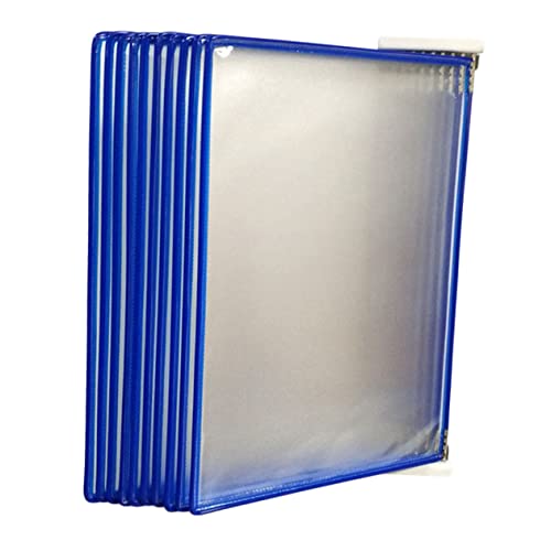 Dokumentenbehangspeicherhalter für Büro Wandhalter mit Transparenter Dokumenteninhaber Leicht und Langlebig zur Geordneten Aufbewahrung von Uonlytech