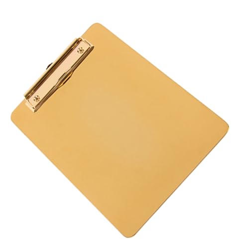 Goldene Schreibplatte mit Glatter Oberfläche Design und Leichtes Format für Dokumente und Notizen für Büro und Schule von Uonlytech