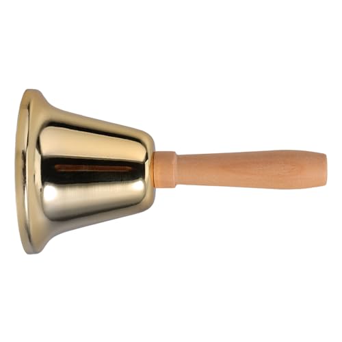 Handheld Metallglocke mit Holzgriff Laute Handglocke für Schnelle Aufmerksamkeit für Restaurants Hotels Klassenzimmer und Persönliche Unterstützung Handheld Metallglocke mit Holzgriff Laute Handglocke für Schnelle Aufmerksamkeit für Restaurants Hotels Klassenzimmer und Persönliche Unterstützung von Uonlytech
