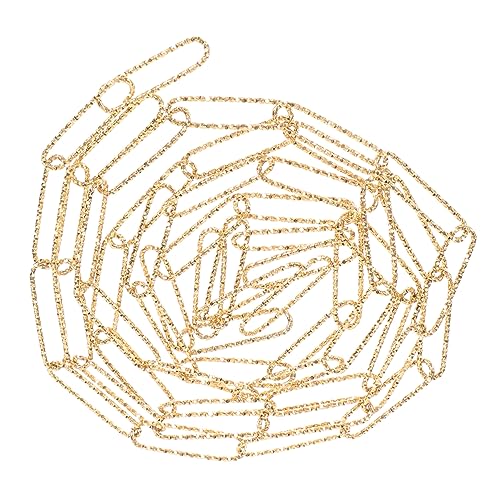 Kette für Schmuckherstellung Lange Goldene Diy Halskette für Armbänder und Anhänger für Verschiedene Anlässe Robust und Leicht für Bastelprojekte Kette für Schmuckherstellung Lange Goldene Diy Halskette für Armbänder und Anhänger für Verschiedene Anlässe Robust und Leicht für Bastelprojekte von Uonlytech