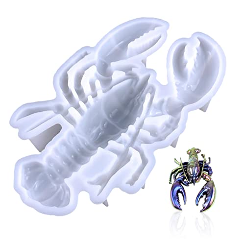 Lobster Silikonform für Wanddekoration Diy Epoxidharz Gussform für Handarbeiten Langlebiges und Sicheres Material Hummer Anhänger und Home Decor von Uonlytech