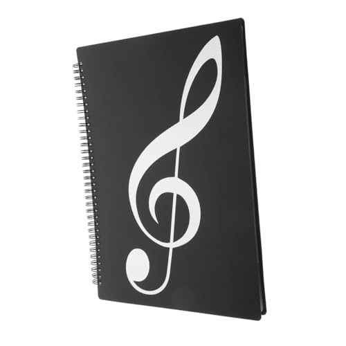 Notenmappe mit Dokumentenmappe für Musikstücke Vielseitiger Ordner für Büro und Schule zur Aufbewahrung und Organisation von Unterlagen von Uonlytech