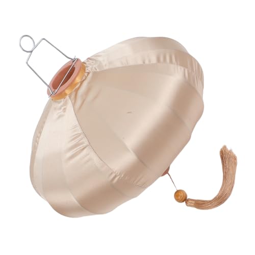 Rustikale Hochzeitslaterne Satin Champagnerfarbe Handgefertigte Dekoration für Brautpartys Garten und Vintage für Unvergessliche Feiern von Uonlytech