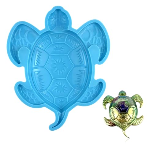 Schildkrötenform Silikonform für DIY Epoxidharz Wanddekoration Wiederverwendbare Gießform für Einzigartige Ornamentgestaltung Schildkröten Silikonform Schildkrötenform Silikonform für DIY Epoxidharz Wanddekoration Wiederverwendbare Gießform für Einzigartige Ornamentgestaltung Schildkröten Silikonform von Uonlytech