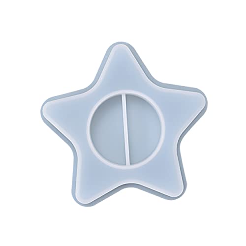 Silikon Kerzenhalter Form für Diy Projekte Gießform für Fünfzackige Sterne für Tischdekoration und Handwerksarbeiten Einfach zu Entformen und Vielseitig Einsetzbar Silikon Kerzenhalter Form für Diy Projekte Gießform für Fünfzackige Sterne für Tischdekoration und Handwerksarbeiten Einfach zu Entformen und Vielseitig Einsetzbar von Uonlytech