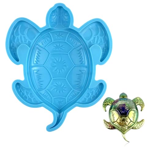 Silikonform Schildkröte Gießform für Diy Wanddekoration Wiederverwendbar nicht Haftend Langlebig für Epoxidharz Handwerk Silikonformen für Bastelprojekte Blau Silikonform Schildkröte Gießform für Diy Wanddekoration Wiederverwendbar nicht Haftend Langlebig für Epoxidharz Handwerk Silikonformen für Bastelprojekte Blau von Uonlytech