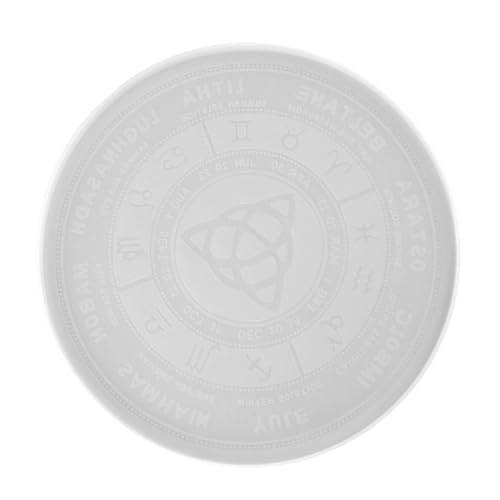 Silikonform für DIY Wahrsagerei Kristall Epoxidharz Form für Astrologische Tabletts Tragbar Langlebig und Leicht zu Reinigen für Projekte von Uonlytech