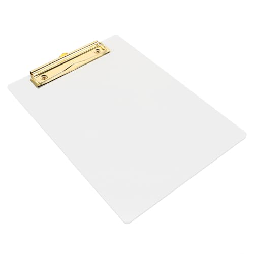 Transparentes Klemmbrett: Stabile Schreibtafel Aus Acryl Mit Aktenklemme – A5-klemmbrett Aus Kunststoff Für Klassenzimmer/büro – Schreibtafel Für Mehr Effizienz von Uonlytech