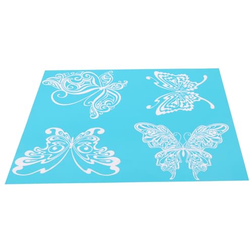 Uonlytech 1 Blatt Diy Schmetterlings Muster Schablone Waschbare Selbstklebende Siebdruck Vorlage für Projekte für Stoffe und Mehr für Persönliche und Kommerzielle Nutzung Uonlytech 1 Blatt Diy Schmetterlings Muster Schablone Waschbare Selbstklebende Siebdruck Vorlage für Projekte für Stoffe und Mehr für Persönliche und Kommerzielle Nutzung von Uonlytech