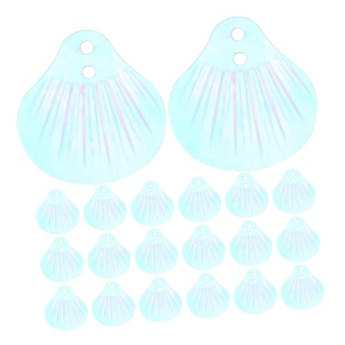 Uonlytech 1 Muschel Pailletten Mit Doppelloch Zum Basteln Ohrringe Pailletten Für Kleidung Nähpailletten Glitzernde Bastelpailletten Dekorative Pailletten Paillettenornamente von Uonlytech