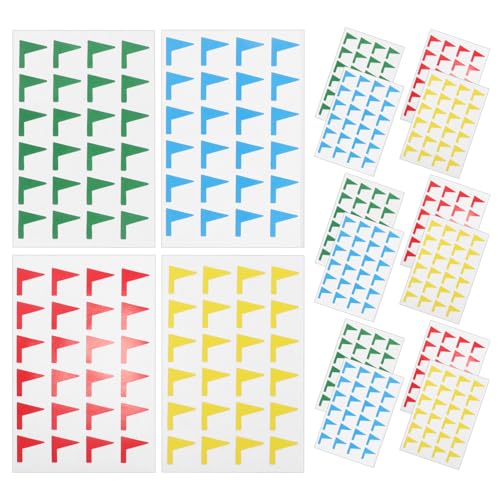 Uonlytech 1 Packung Kindermarkierungsaufkleber Kleine Flaggen Aufkleber für Geografisches Lernen Gemischte Farben Selbstklebend für Karten und Notizen für Kreative von Uonlytech