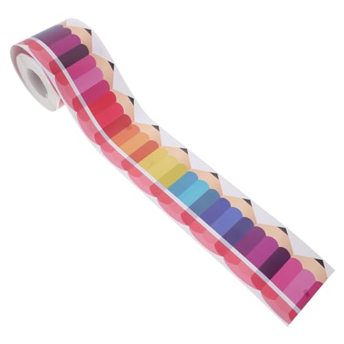 Uonlytech 1 Rolle Bordpapier für Klassenzimmer Ersetzbare Randstreifen für Anschlagtafeln Dekorative Papierverkleidung für Wände und Leicht Strapazierfähig für Kreative Gestaltung Uonlytech 1 Rolle Bordpapier für Klassenzimmer Ersetzbare Randstreifen für Anschlagtafeln Dekorative Papierverkleidung für Wände und Leicht Strapazierfähig für Kreative Gestaltung von Uonlytech