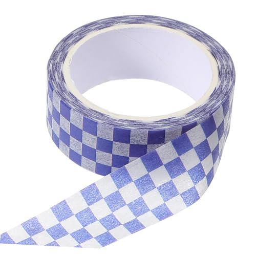 Uonlytech 1 Rolle Dekorationsband Sammelklebeband Streifen Gemustertes Band Kunsthandwerk bunt dekorative Bänder für Sammelalben Scrapbooking Washi Tape Washi -Bänder Aufkleber Flüsterpapier von Uonlytech