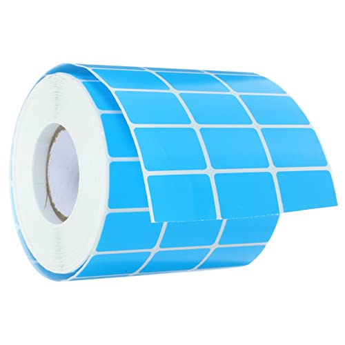 Uonlytech 1 Rolle Farbig Beschichtetes Papieretikett Einfache Aufkleber Allzweck Klebeetiketten Schmucklos Farbige Etiketten Versandetiketten Für Umschläge Klebetiketten Blue von Uonlytech