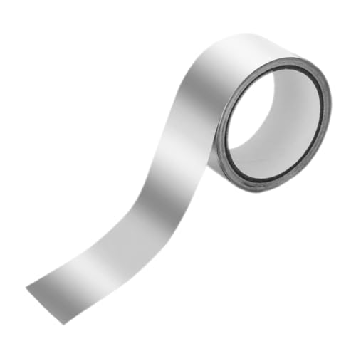 Uonlytech 1 Rolle Folienband leitfähig Gewebereparaturband klebrig Fenster reflective tape hitzebeständiges klebeband HVAC-Klebeband für Kanäle klebeband aus metall Aluminiumfolie Silver von Uonlytech