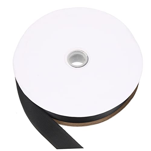 Uonlytech 1 Rolle Geschenkverpackungsband Bänder Zum Basteln Geschenkbänder Geschenkband Satinschleifenband Bastelband Schleifenband Party Schwarz Polyester von Uonlytech