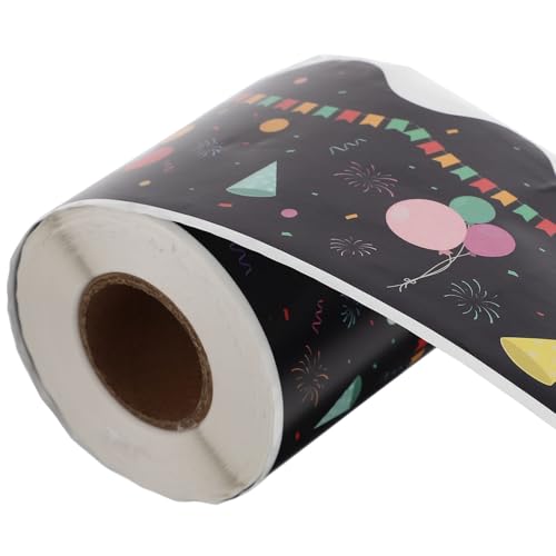 Uonlytech 1 Rolle Grenzaufkleber Kindergarten kleine Aufkleber Bulletin dekoration Ballongas Aufkleber für die Tafelverkleidung auswechselbares Randpapier Kupferplattenaufkleber Schwarz Uonlytech 1 Rolle Grenzaufkleber Kindergarten kleine Aufkleber Bulletin dekoration Ballongas Aufkleber für die Tafelverkleidung auswechselbares Randpapier Kupferplattenaufkleber Schwarz von Uonlytech