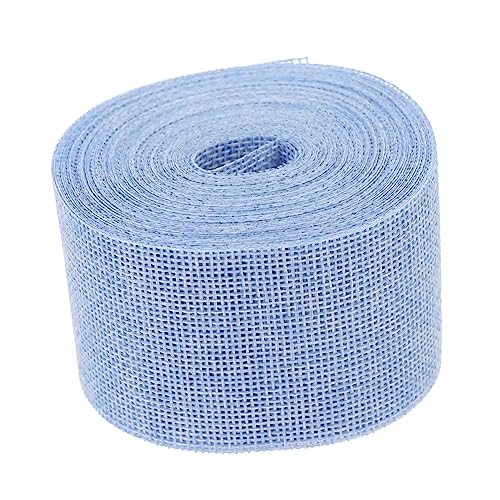 Uonlytech 1 Rolle Gurtbandimitat aus Leinen bunte Bänder Chiffon Partyband Stoff Handwerksband seidenband ribbon festivalbändchen weihnachtsdeko Banddekor DIY-Bänder basteln betäuben Blue Uonlytech 1 Rolle Gurtbandimitat aus Leinen bunte Bänder Chiffon Partyband Stoff Handwerksband seidenband ribbon festivalbändchen weihnachtsdeko Banddekor DIY-Bänder basteln betäuben Blue von Uonlytech